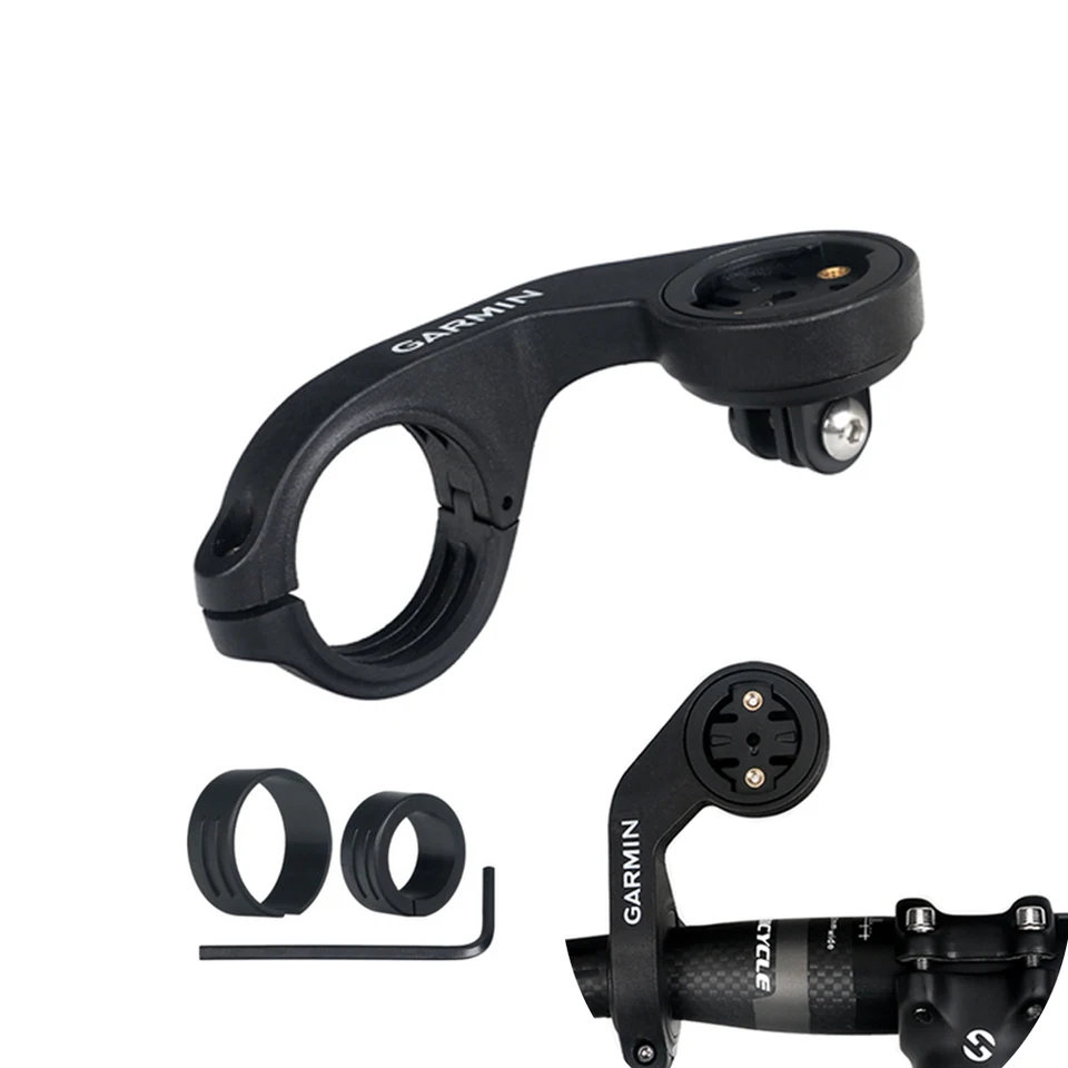 Support Potence Pour Compteur Vélo Garmin Edge, Bryton, Wahoo - Aluminium, Ultra-léger 20g, Diamètre 28.6mm