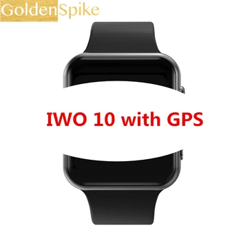

IWO 10 Smart Watch Bluetooth 1:1 Series 4 GPS Inteligente Brinde Pulseira SmartWatch Android for IOS Upgrade IWO 9 8 7 5 6