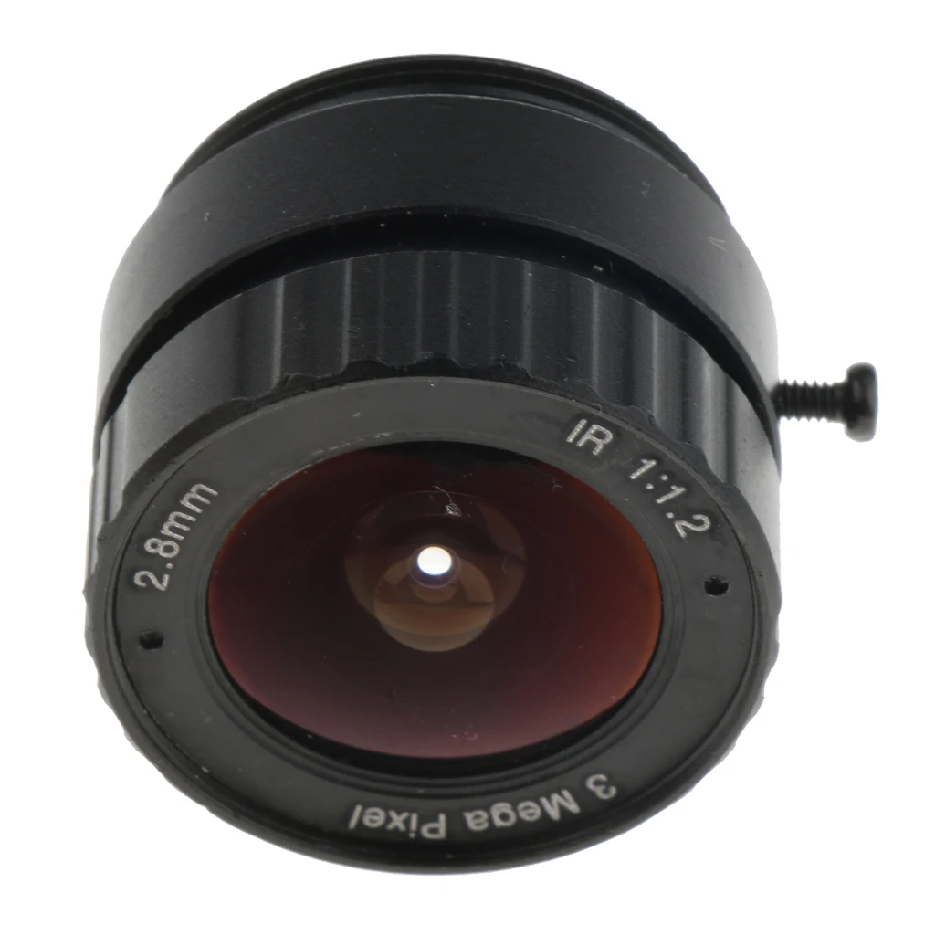Металл 2,8 мм F1.2 3Megapixel IR фиксированная камера Объективы для видеонаблюдения CS ручное крепление для CCD Камера s формат 1/3 дюйма