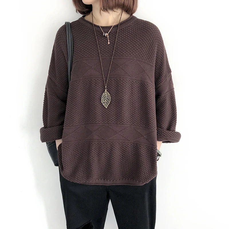 Womens Sweaters 2019 Winter Tops O-neck Sweater Women Thin Pullover Jumper Knitted Sweater Pull Femme Hiver Truien Dames New