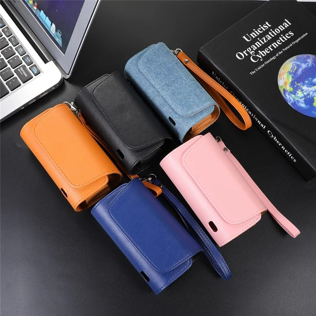 Fashion Flip Double Book Cover Case For Iqos ILUMA Pouch Bag Holder Cover  for iqos 4 Wallet Leather Case Cigarette Accessories - AliExpress