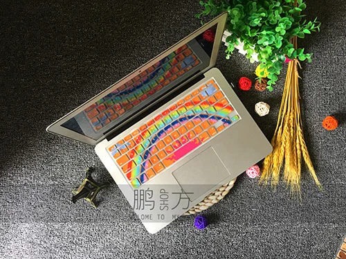 F Милая крышка клавиатуры для macbook pro13 retina 15 air13,3 US-Enter A1466 A1502 A1398 A1278A1286 крышка клавиатуры защитная пленка - Цвет: F