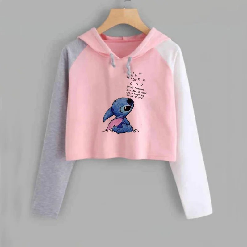 Kawaii Crop Top Hoodie