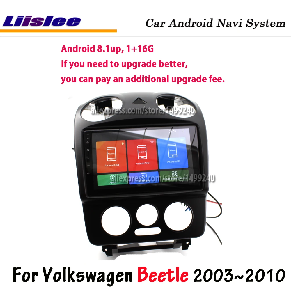 Cheap Liislee Android 8.1 up For Volkswagen Beetle 2003~2010 Stereo Carplay Screen NO DVD Player Map GPS Navigation Multimedia System 0 Cheap Liislee Android 8.1 up For Volkswagen Beetle 2003~2010 Stereo Carplay Screen NO DVD Player Map GPS Navigation Multimedia System 0