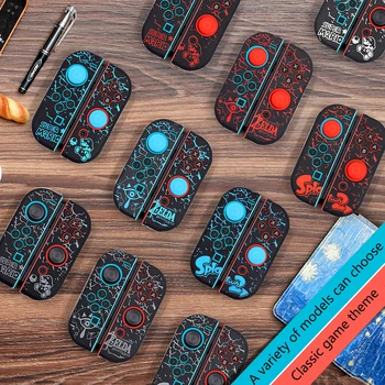 

New Anime Silicone Rubber Skin Case Cover For Nintendo Switch JoyCon Controller Nintend switch NX NS Joycon Grip cap accessories