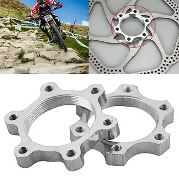 

44/48mm Aluminium Alloy MTB Bike Bicycle Freewheel Threaded Hubs Disk Disc Brake Rotor 6Bolt Flange Adapter