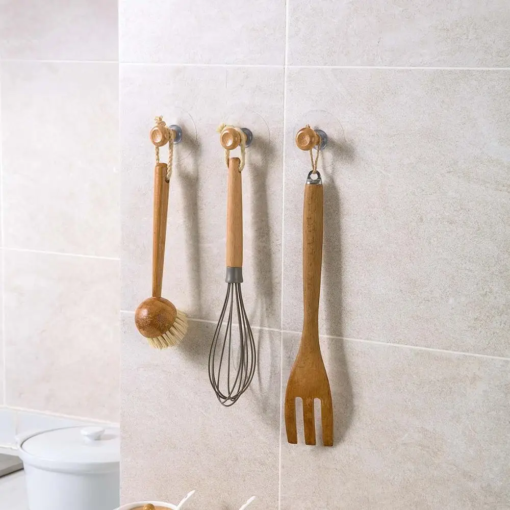 3 шт. деревянные настенные крючки держатель для ключей вешалка пальто и шляпы