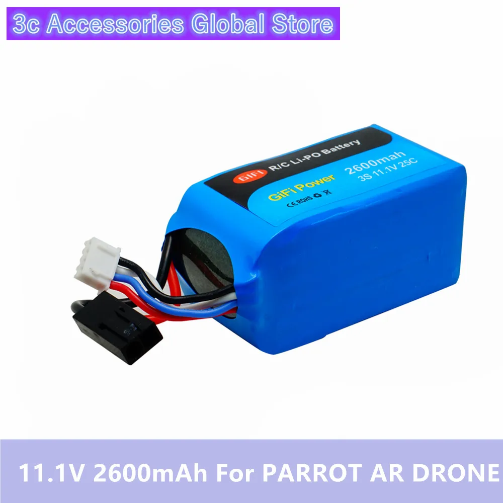 Квадрокоптер Gifi PARROT AR с аккумулятором 1 0 11 В 2600 мАч | Электроника