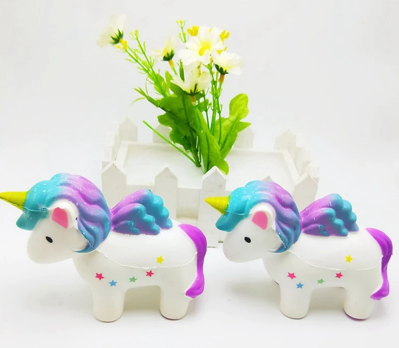 Kawaii Jumbo мягкий ароматизированный забавная игрушка-антистресс игрушки животные Анти-Стресс детская игрушка единорог сжимает стресс Новинка приколы шутка игрушка