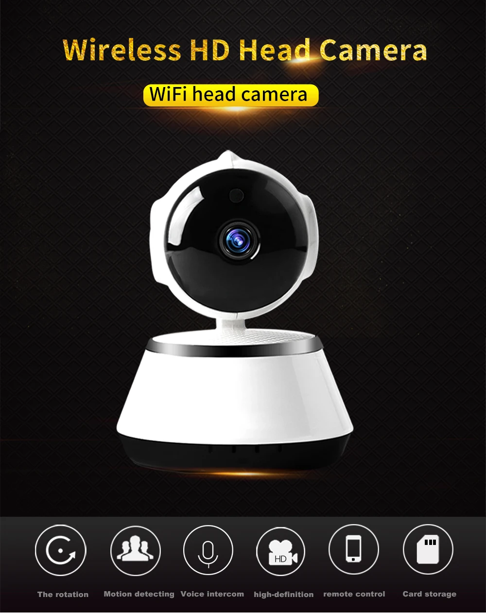 

1080p Home Camera Indoor IP Security Surveillance System with Night Vision for Home/Office/Baby/Nanny/Pet Monitor wifi camera