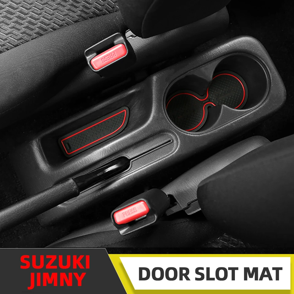 for Suzuki JIMNY interior special door groove pad, water cup pad, storage box pad, anti-skid pad decorative accessories