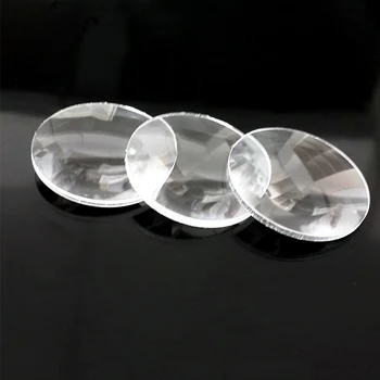 

10pcs Replacement Parts Pratical Cinema 3D Glasses VR Biconvex Lenses Focal Aspheric Professional HD For Google Cardboard