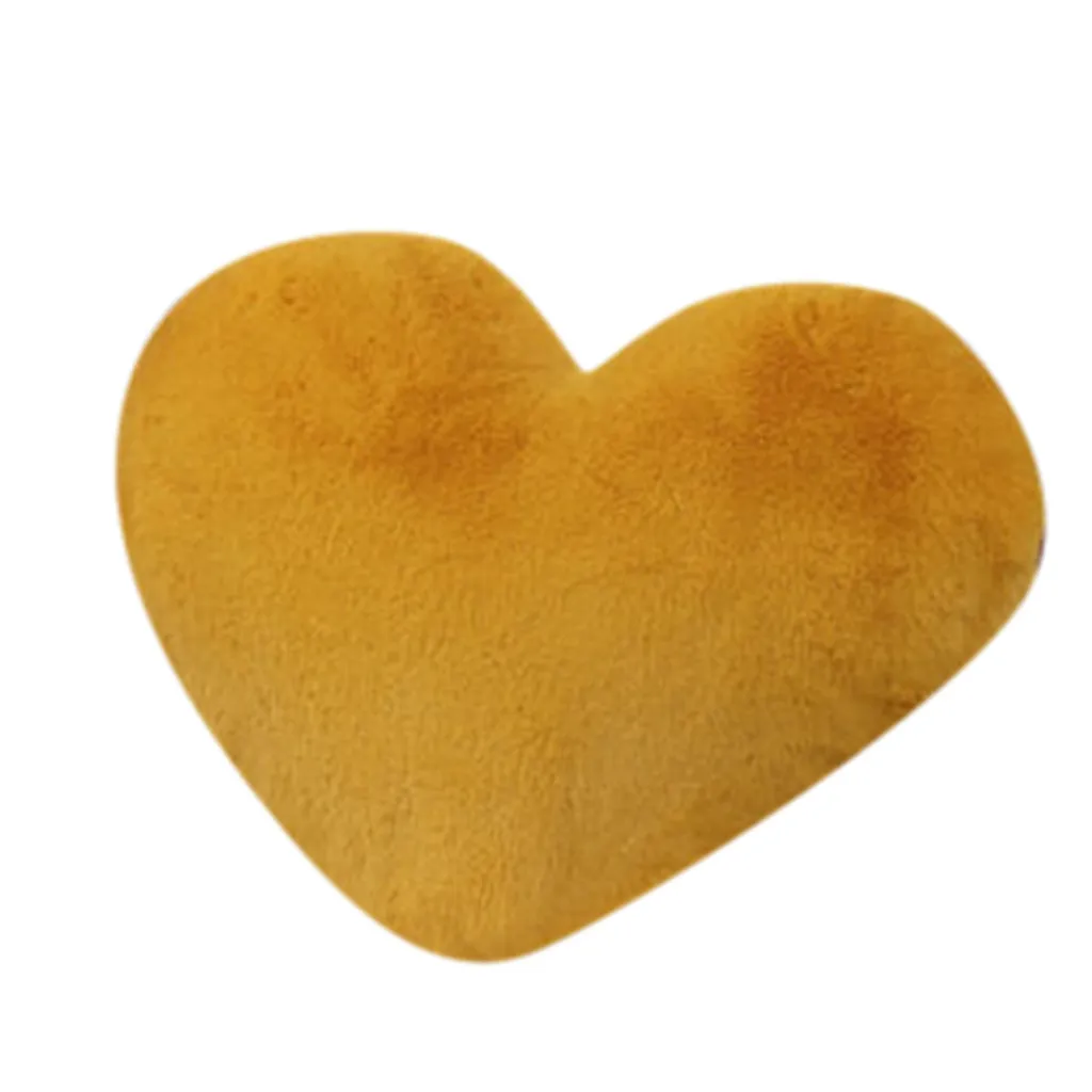 Моющиеся плюшевые мохнатые мягкие чехлы для подушек в форме сердца, пушистые мягкие плюшевые наволочки для подушек, наволочка, наволочка, подушка для дивана, автомобильный Декор
