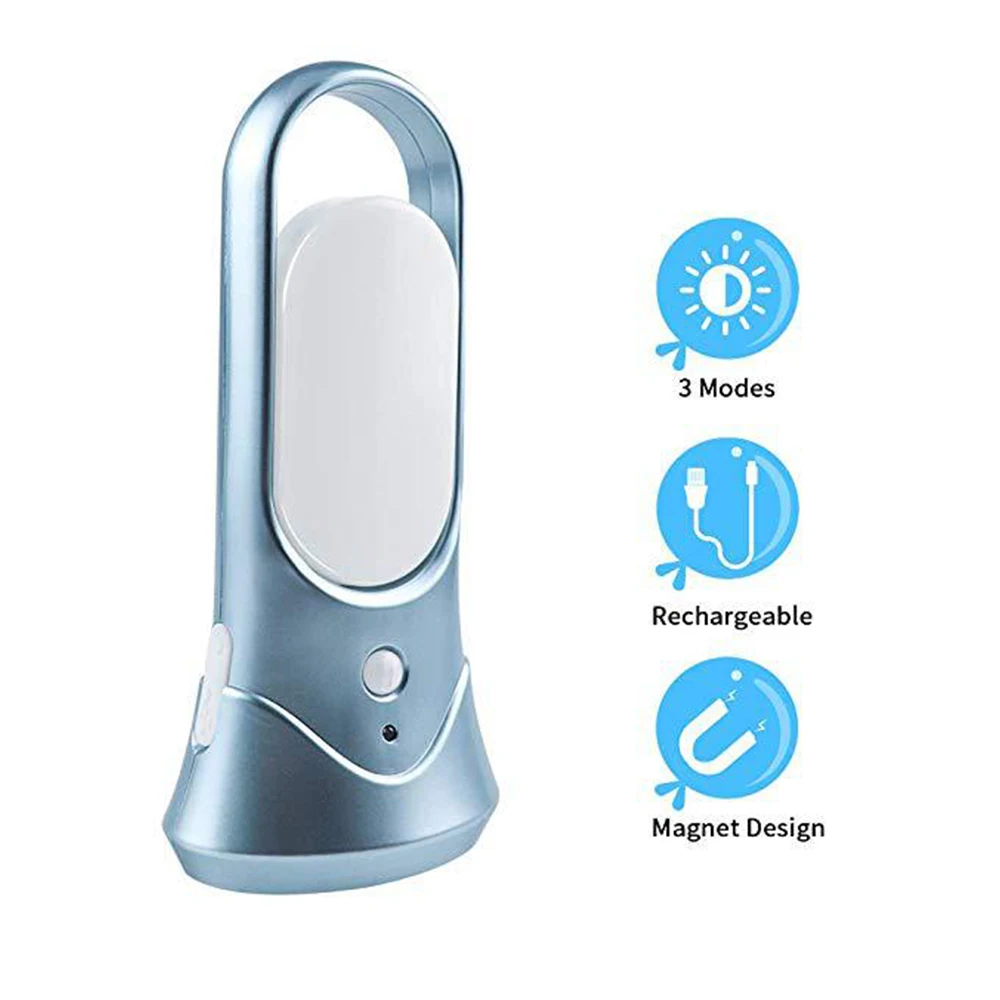 

Multifunction LED Night Light Induction Human Body Infrared Sensor flashlight Rechargeable USB work lamp for bedroom camping