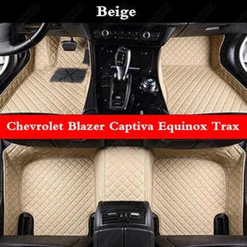 

All Weather Floor Mats for Cars Chevrolet Blazer Captiva Equinox Trax Skid Aveo Colorado Custom Auto Carpet Foot Rugs Mat Pads