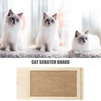 

Cat Scratching Board 58x28cm Wall Mounted Solid Sisal Scraper Pad Protect Furniture Sofa Claw Protector Carpet Cats Scratching