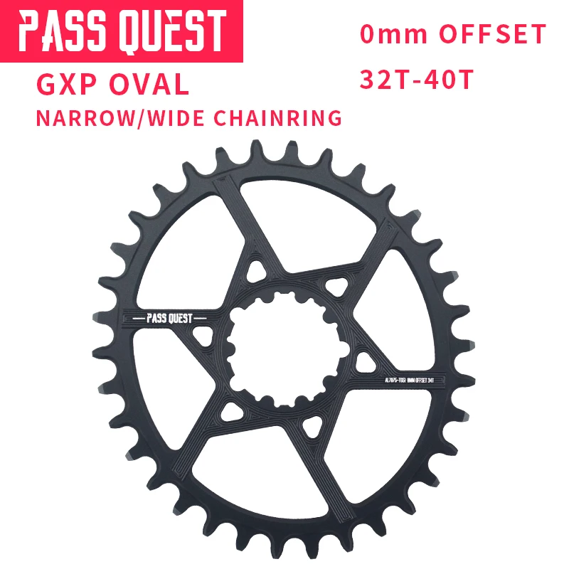 PASS QUEST SRAM gx xx1 eagle GXP MTB Овальный узкая широкая цепь из колец 30T 40T велосипед