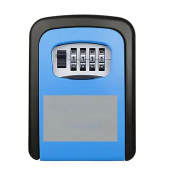 

Key Safe Box Outdoor Digit Wall Mount Combination Password Lock Aluminum Key Storage Box Security Safes