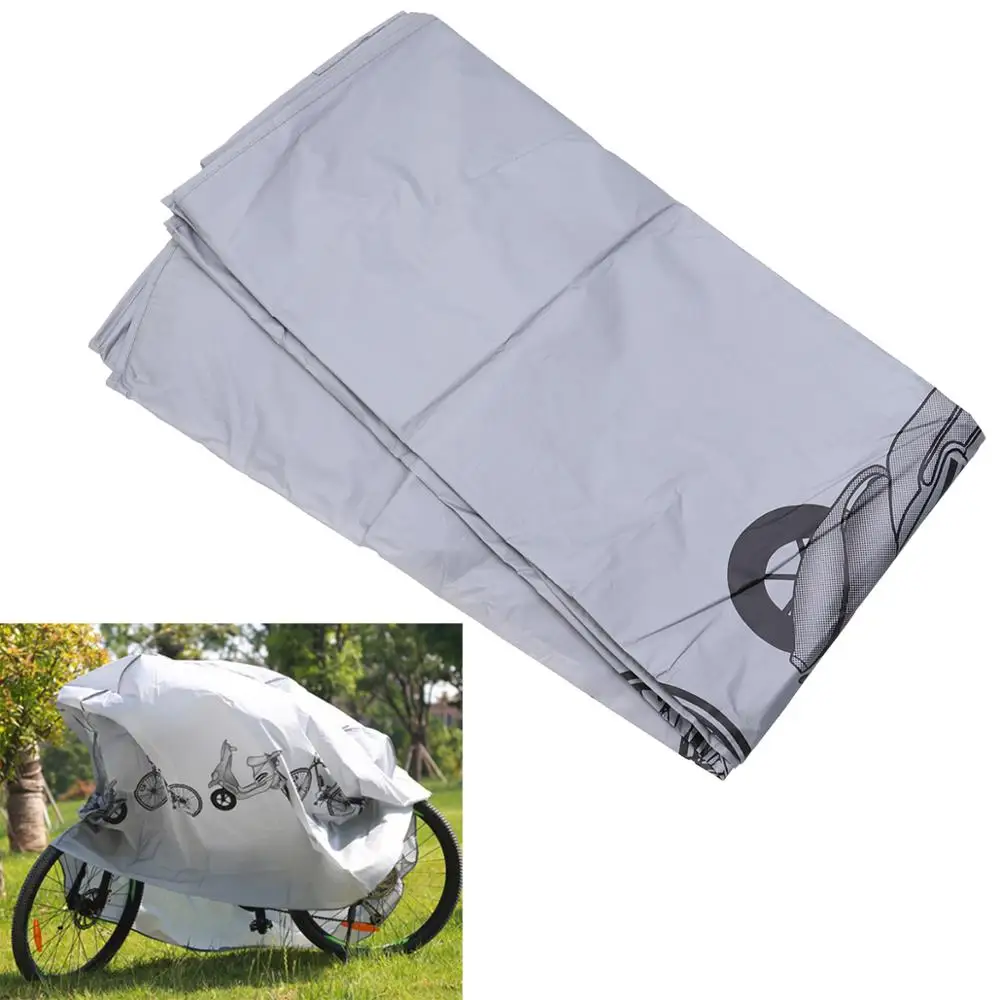 

210*100 Cm Outdoor Motorcycle Bicycle Scooter Dustproof Waterproof Sun Block Protective Cover Rain Cover Protector For Motor