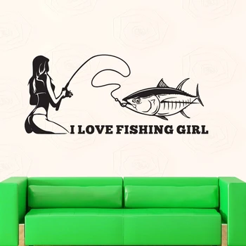 이동 낚시 스티커 참치 사냥꾼 데칼 양동이 태클 쇼핑 Fishhook 물고기 탱크 보트 상자 자동차 비닐 Fishing1005