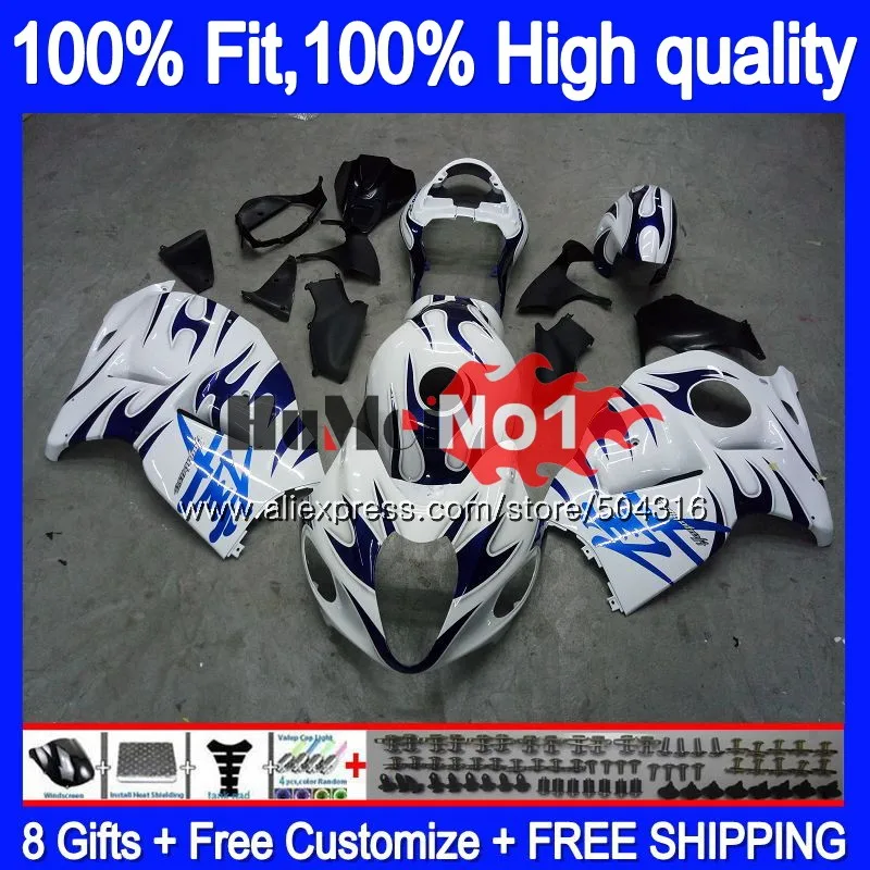 Инъекции для SUZUKI GSXR 1300 Hayabusa 2008 2013 Синий Пламя 30MC. 167 GSXR-1300 GSXR1300 08 13, 14, 15, 16 лет обтекатель - Цвет: No. 1