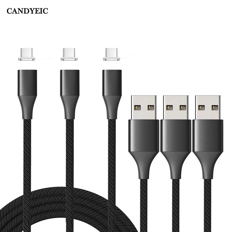 Магнитный кабель CANDYEIC USB Type C для Sony Xperia 1 II 10 L4 5 XZ Premium XZ3 XZ2 Compact XZ1 провод