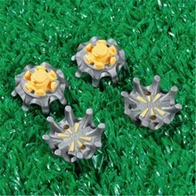 

1pc Grey / Yellow Golf Shoe Studs Fast Rotating Nail Replacement Set Golf Training Aids