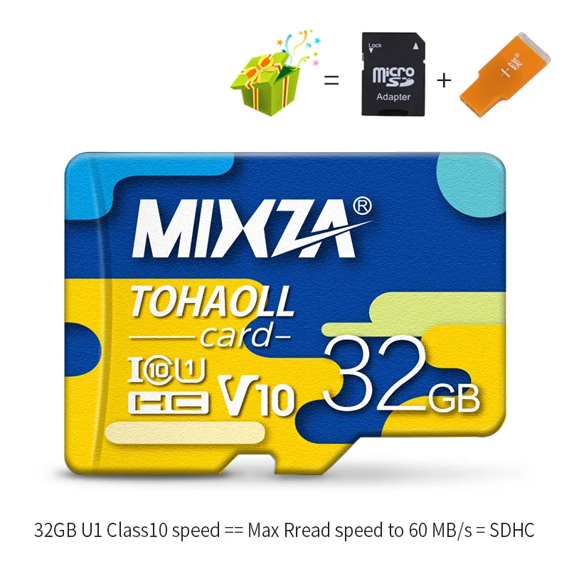 MIXZA BF карта памяти класс 10 256 ГБ 64 32 128 ГБ|Карты памяти| |