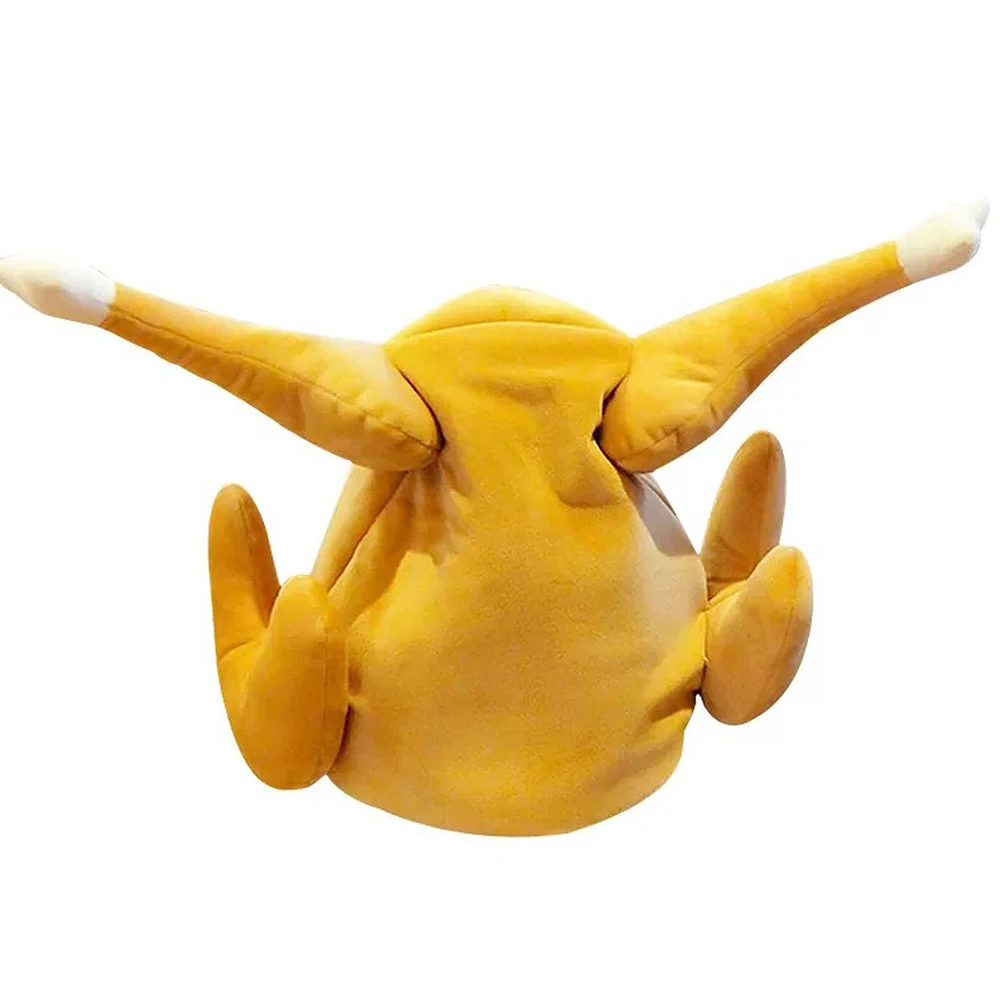 Женская шапка с куриными ногами электрическая животными из индейки для пения и