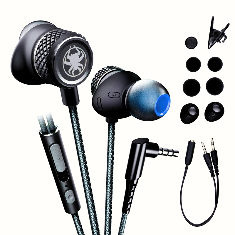 

Проводные наушники игровые гарнитуры 3,5 мм In-Ear проводные наушники-вкладыши с микрофоном стерео гарнитура для Мобильный телефон компьютер pc gamer