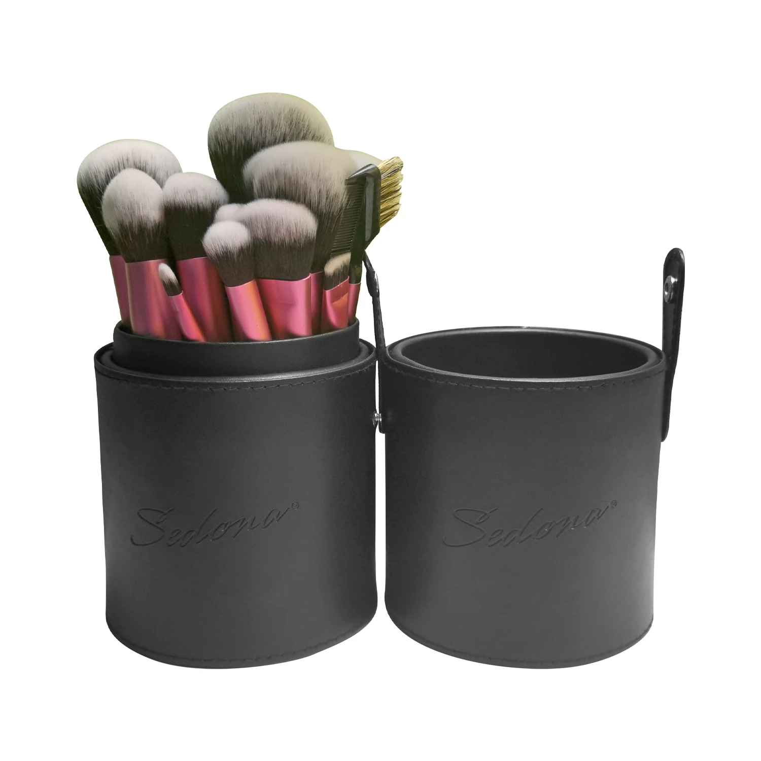 free-shipping-sedona-22pcs-professional-high-quality-makeup-brush-set-with-cylinder-case-handmade-teniques-taklonhair-brush-set