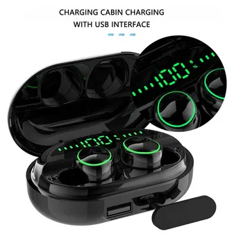 

New C5S TWS Bluetooth 5.0 Earphone Wireless Earbuds 3500mAh Wireless Earphones IPX8 Waterproof Headset Noise Canceling headphone