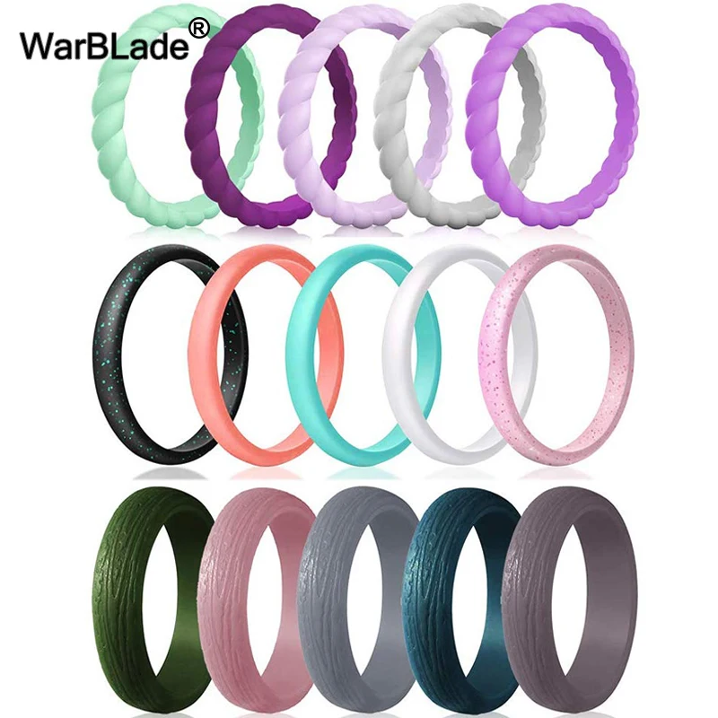 16 стилей пищевых классов FDA силиконовые кольца от WarBLade для мужчин и женщин