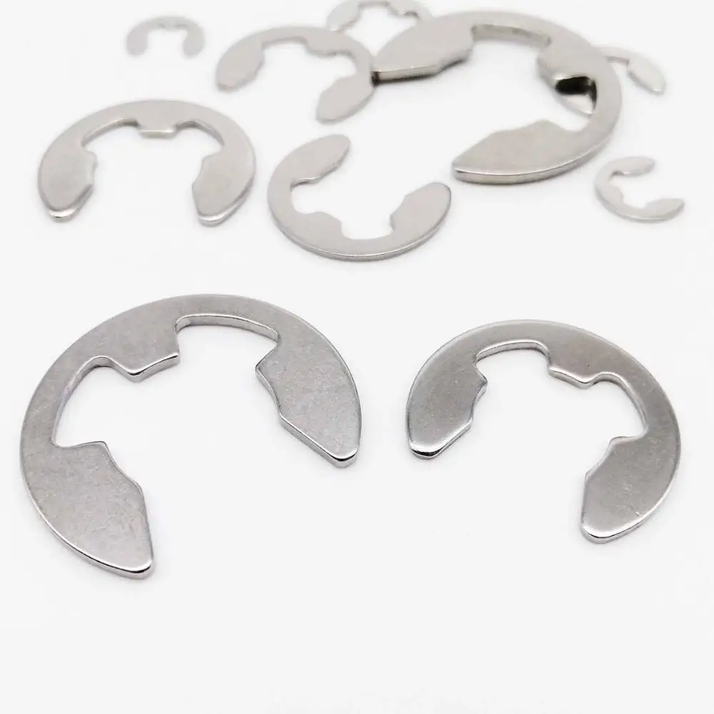 Retaining Ring Washer 10/50/100 M1.2 M1.5 M2 M3 M3.5 M4 M5 M6 M7 M8 to M16 304 Stainless Steel for Shaft Fastener