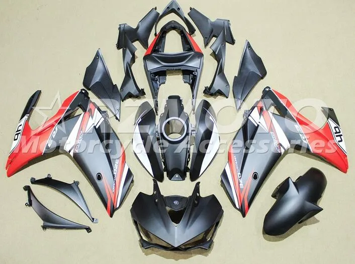 Высокое качество ABS Полный комплект обтекателя подходит для YAMAHA R3 R25 14 15 16 17 горячая Распродажа красный черный матовый