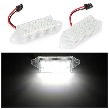 

2PCS 18 SMD LED License Plate Light Number Plate Lamp Light for Mitsubishi Lancer EVO X 2003-2017 MB596500 8341A099