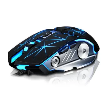 

Gaming Mouse 3200DPI LED Optical USB Wired Silent Mouse Computer Mouse Gamer Mice Ergonomic Game Mause For PC Laptop Desktop