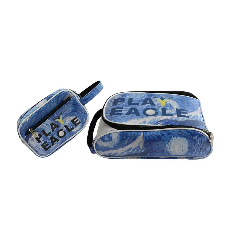 Shoes bag and Pouch Одежда и обувь для гольфа сумка для туфель для гольфа большая емкость на открытом воздухе Спорт Гольф Сумка Фитнес 2в1 тренажерный зал дорожная сумка для багажа - Цвет: Shoes bag and Pouch