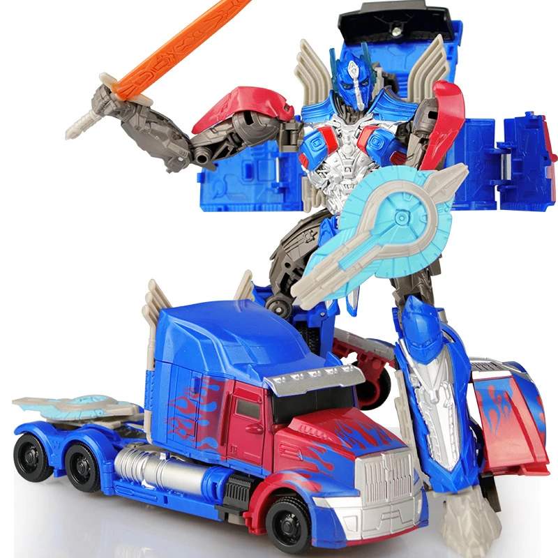 

19cm Transformation Car Robot Toys Optimus Prime Megatron Transformer Car Model Collection Action Figure Gift For Kids