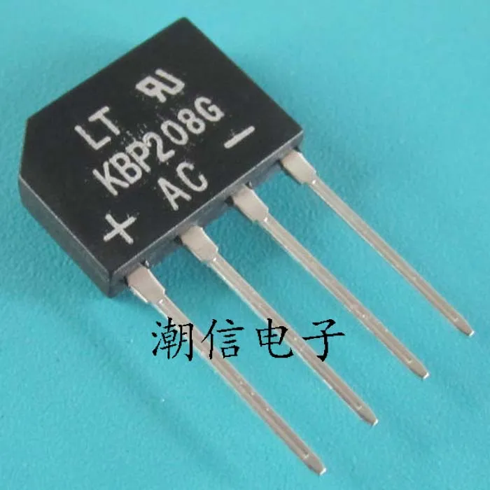 

Kbp208g rectifier bridge stack 2A 800V