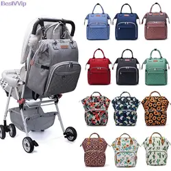 Sac à dos de voyage pour maman et bébé, sacoche de grande capacité, imperméable, multifonction, pour l'extérieur 