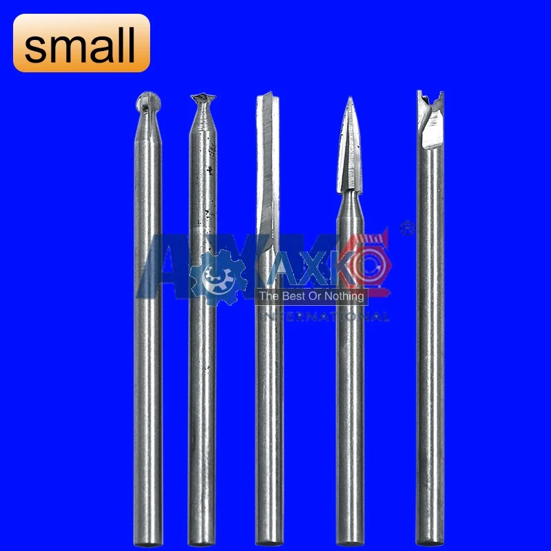 Electric woodworking engraving and milling cutter Root carving and polishing head Root carving tool 3mm handle LT404
