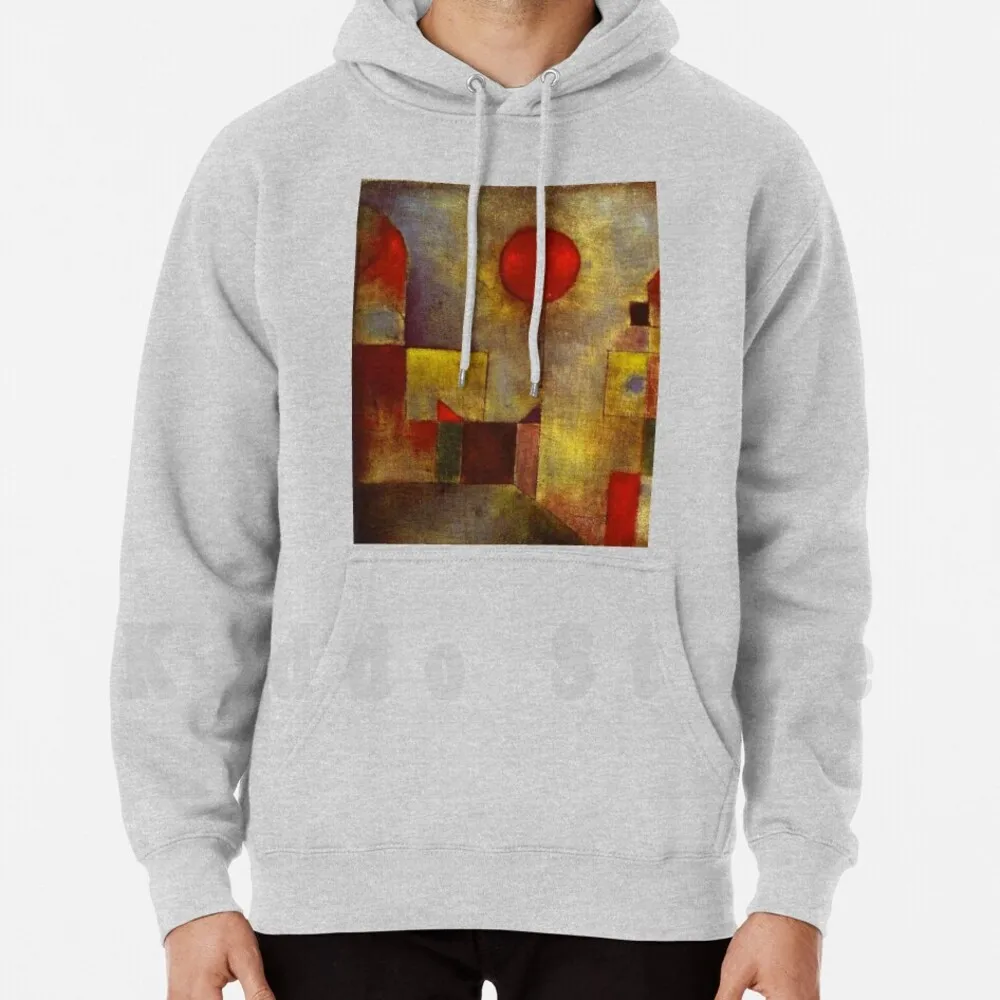 The Red Balloon Hoodie Manica Lunga Paul Klee Klee Paul Klee Red Balloon Abstract Art Abstract Paul Klee Artist