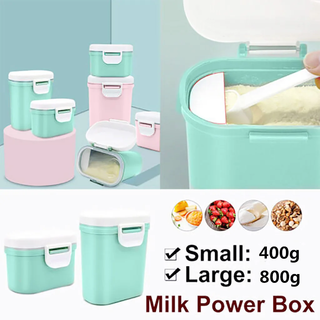 

Portable Infant Baby Milk Powder Dispenser Food Container Pot Storage Feeding Box For Kids Baby Care Toddler Travel Bottle Box