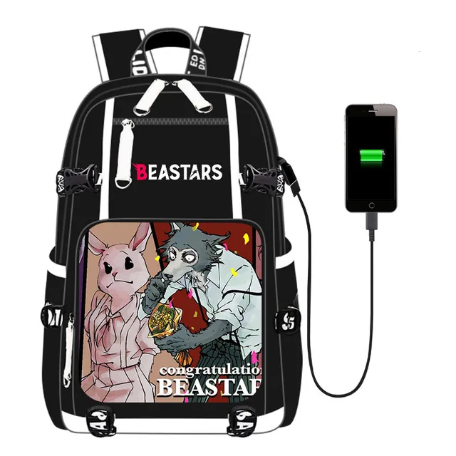 Anime BEASTARS レゴシ ハル Cosplay Casual Backpack schoolbag Student Shoulders Bag 