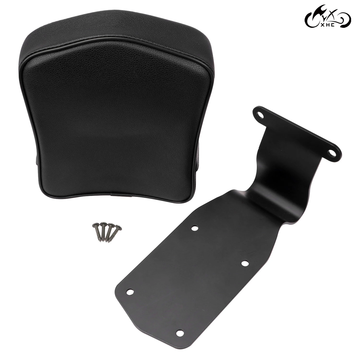 Motor Black Rear Leather Passenger Sissy Bar Backrest For Honda VTX 1300 1800 |