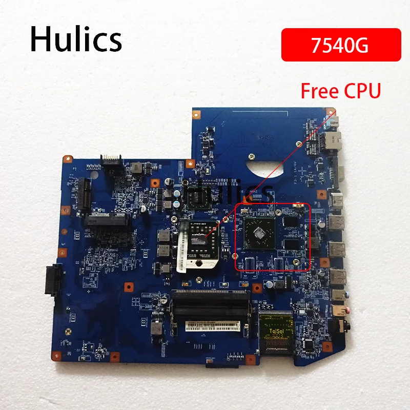 Материнская плата Hulics Original 09926-1M 09926-1 488.4fp03. 011 MBPPQ01001 HD4570 512M для Acer Aspire 7540 7540G 7540Z