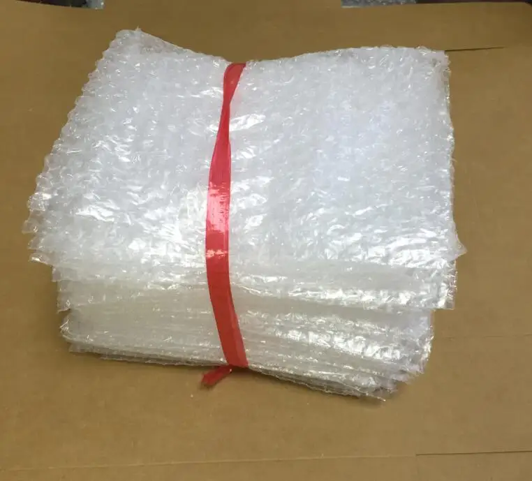 Белая пластиковая пузырчатая упаковочная пленка LDPE упаковочный материал пузырьки оптовые цены сумки много размер 0,06 мм новейшие Конверты Сумки