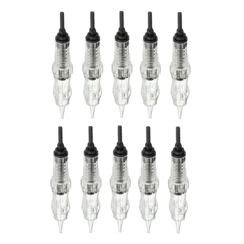 

10PCS Disposable Tattoo Needle Gun Permanent For Tattoo Rotary Machine Pen Machine Kit Eyebrow Needle Makeup Newly