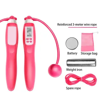 

Ropeless Wireless Electronic Counting Jump Rope Cordless Calorie Counter Skip Ropes Body Building Fitness Accessories New